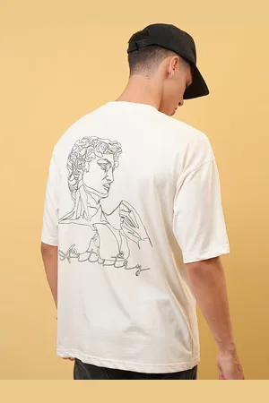 LocoMotive Premium Round Neck Half Sleeve Oversized T-shirt