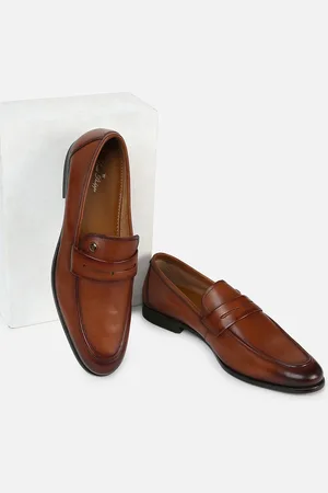 Louis Philippe Men Leather Formal Loafers