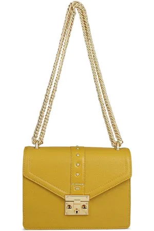 Da Milano Leather Structured Textured Sling Bag