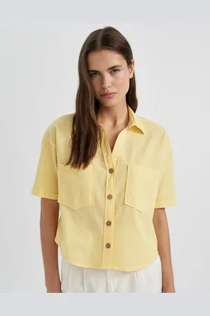 DeFacto Cotton Shirt Style Top