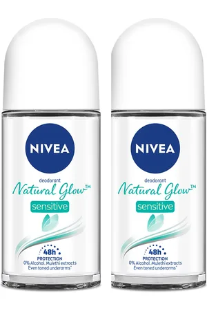 Nivea Women Set of 2 Natural Glow Sensitive Deo Roll-On - 50g
