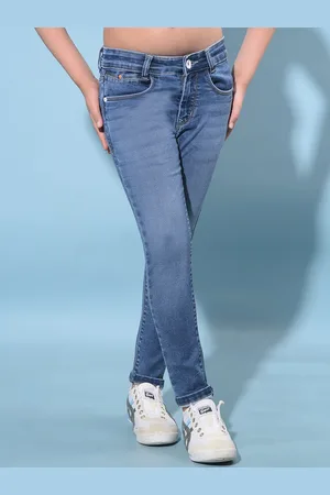 Crimsoune Club Girls Skinny Fit Clean Look Stretchable Jeans