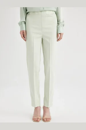 DeFacto Women Mid Rise Formal Trousers
