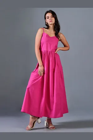 AND Sleeveless Midi Wrap Dress