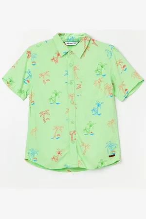 Lifestyle Boys Conversational Printed Casual Shirt
