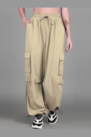 Roadster The Lifestyle Co. Beige Women Mid-Rise Cargo Joggers