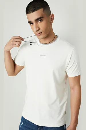 Lifestyle Round Neck Short Sleeves Cotton T-shirt