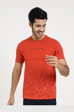 Greenfibre Men Printed Slim Fit T-shirt