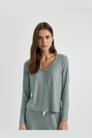 DeFacto Women Solid Long Sleeves Top