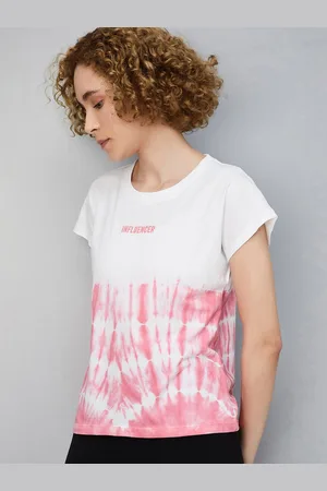 Max Collection Tie & Dye Extended Sleeves Pure Cotton T-shirt
