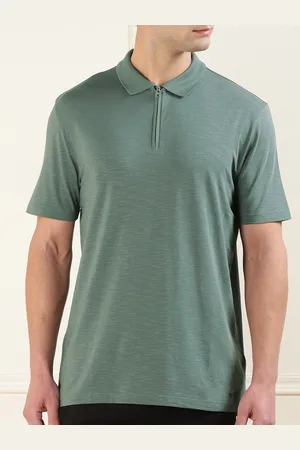 HUGO BOSS Men Polo Collar Drop-Shoulder Sleeves Applique T-shirt