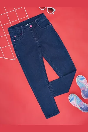 Pantaloons Girls Clean Look No Fade Jeans