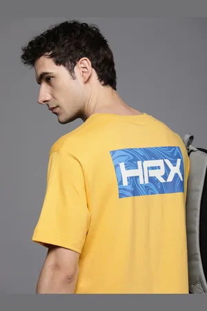 HRX Men Graphic Printed Bio Finish Oversized T-shirt