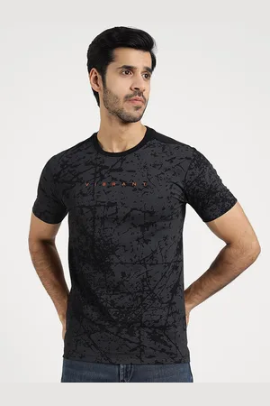 Greenfibre Men Typography Printed Slim Fit T-shirt