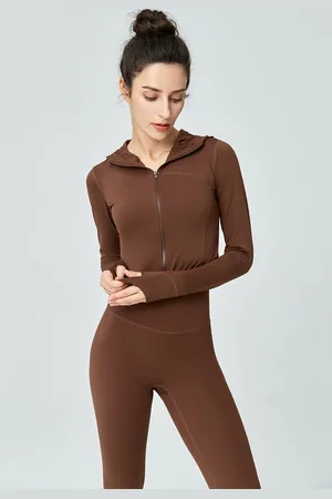 JC Collection Women Hooded Lightweight Training or Gym Sporty Jacket