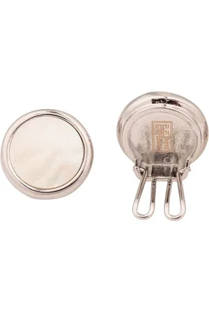 The Tie Hub Men Mother Of Pearl Geometric Cufflink