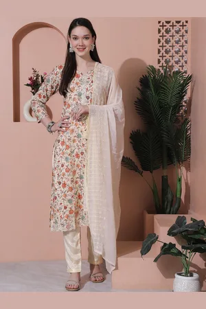 Stylee Lifestyle Printed Pure Cotton Unstitched Dress Material