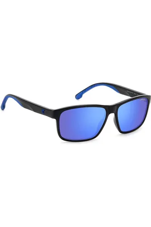 Carrera Kids Rectangle Sunglasses with UV Protected Lens 205831D5154Z0-Black Blue