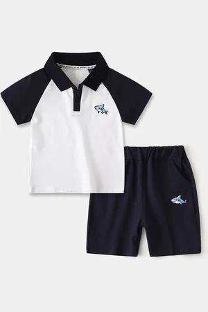 Stylecast Boys Polo Collar T-shirt With Short
