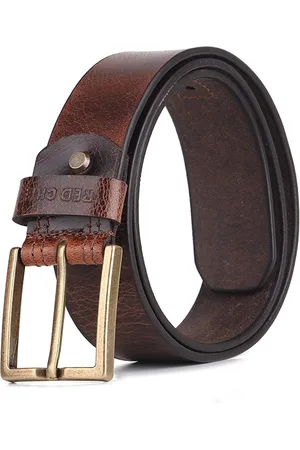 Red Chief Men Textured Leather Belt