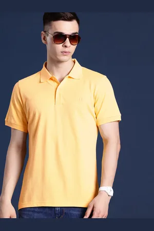 HANCOCK Men Polo Collar Pure Cotton T-shirt