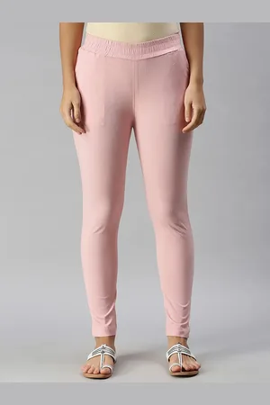 Soch Women Plain Mid-Rise Slip-On Slim Fit Trousers