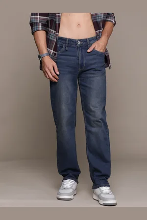 Roadster The Lifestyle Co. Men Straight Fit Light Fade Stretchable Jeans