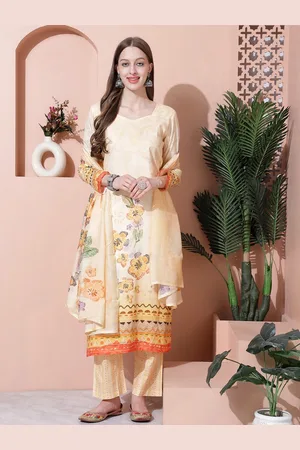 Stylee Lifestyle Printed Pure Cotton Unstitched Dress Material