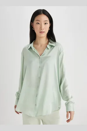 DeFacto Women Opaque Casual Cotton Shirt