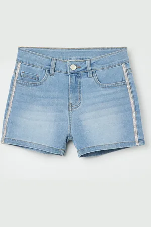 Lifestyle Girls Washed Denim Shorts