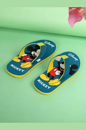 Kidsville Boys Mickey & Friends Printed Rubber Thong Flip Flops