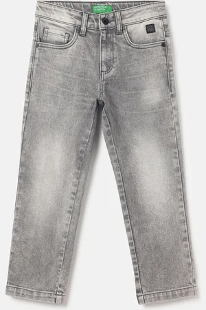 Benetton Boys Straight Fit Heavy Fade Jeans