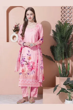 Stylee Lifestyle Printed Pure Cotton Unstitched Dress Material