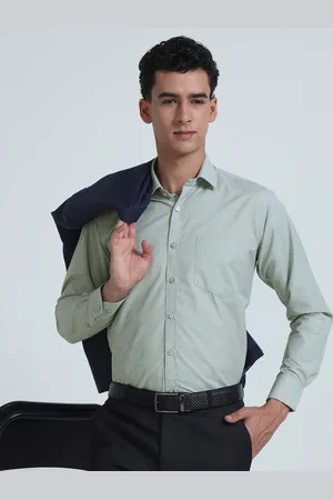 STELLERS Men Classic Solid Regular Fit Formal Shirt