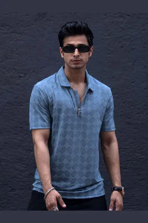 Maniac Men Polo Collar Slim Fit T-shirt
