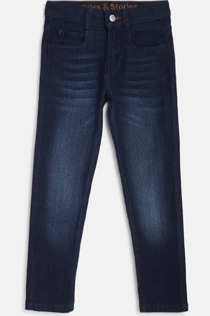 TALES & STORIES Boys Blue Slim Fit Denim Jeans