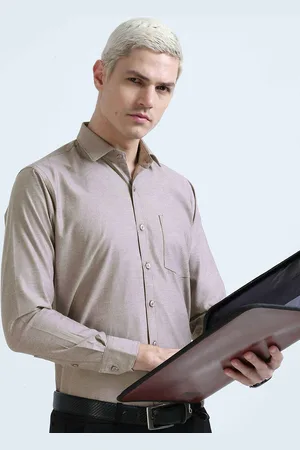 STELLERS Men Classic Opaque Formal Shirt