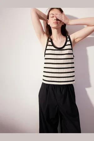 H&M Women Wide Cotton Trousers