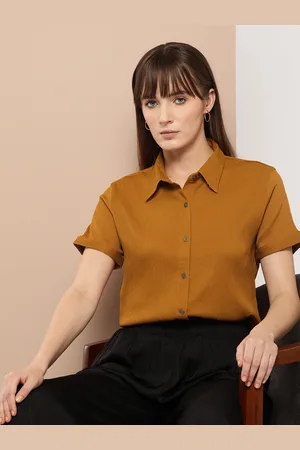 Invictus Women Standard Solid Casual Shirt