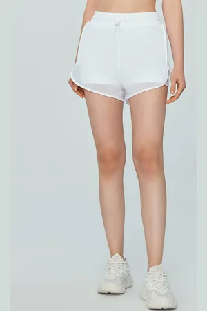 JC Collection Women Slim Fit High-Rise Rapid-Dry Shorts