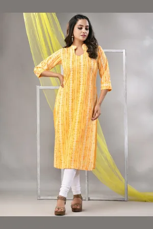 Charukriti Geometric Printed Panelled A-Line Kurta