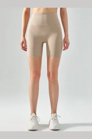 JC Collection Women Slim Fit High-Rise Rapid-Dry Sports Shorts