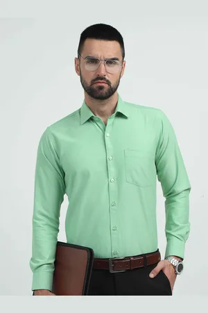 STELLERS Men Solid Classic Opaque Formal Shirt