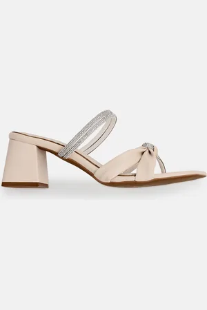 Kenneth Cole Embellished Open Toe Block Heels