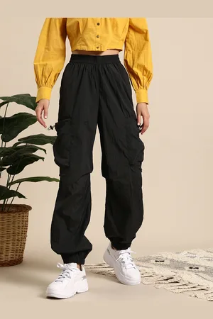 Mast & Harbour Women Jogger Style Cargos Trousers