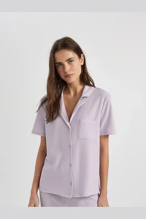 DeFacto Women Cotton Solid Shirt Style Top