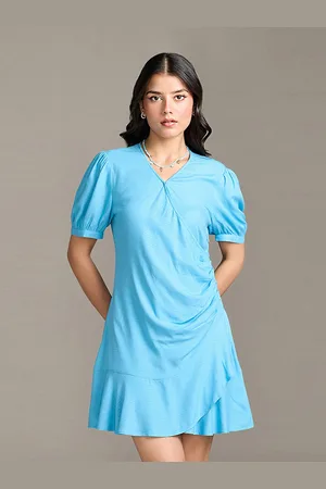 20Dresses Puff Sleeves A-Line Mini Dress