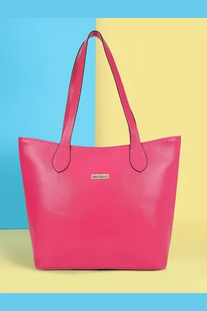 DressBerry Fuchsia Oversized Shopper Tote Bag