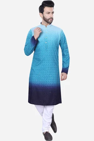 Avaeta Ethnic Motifs Embroidered Regular Thread Work Kurta with Pyjamas