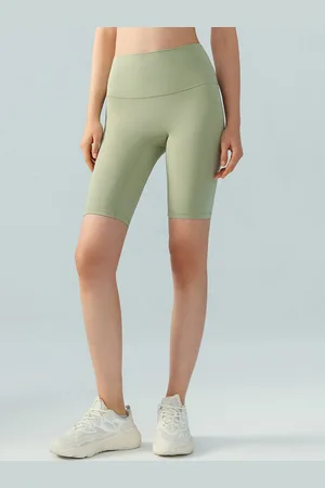 JC Collection Women Slim Fit High-Rise Rapid-Dry Training or Gym Sports Shorts